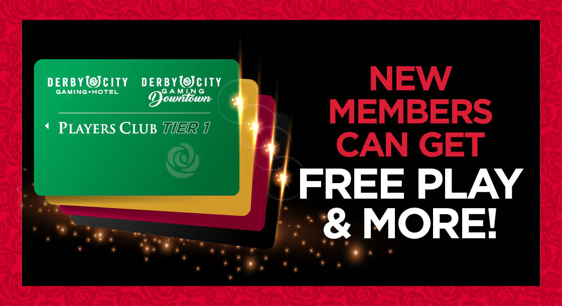 Free Play Offer at Derby City Gaming Downtown in Louisville,KY