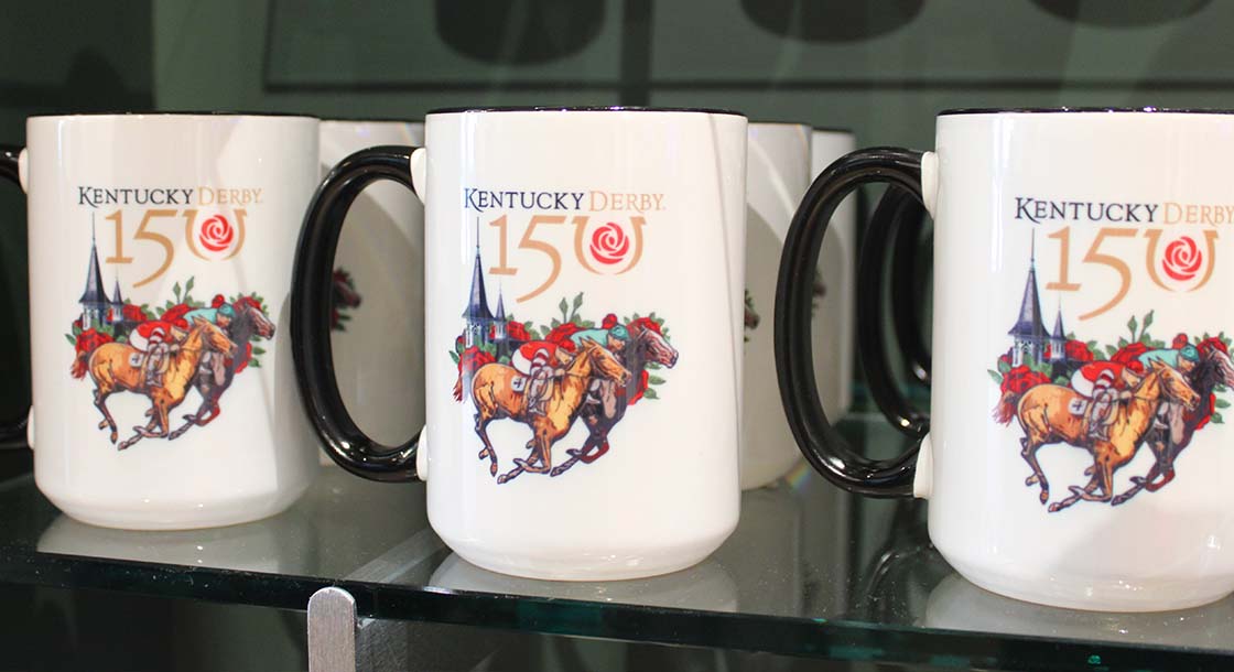 Kentucky Derby Coffee Mug in Derby City Gaming Downtown's Gift Shop