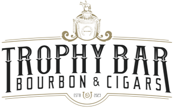 Trophy Bar Bourbon & Cigars Logo at Derby City Gaming Downtown