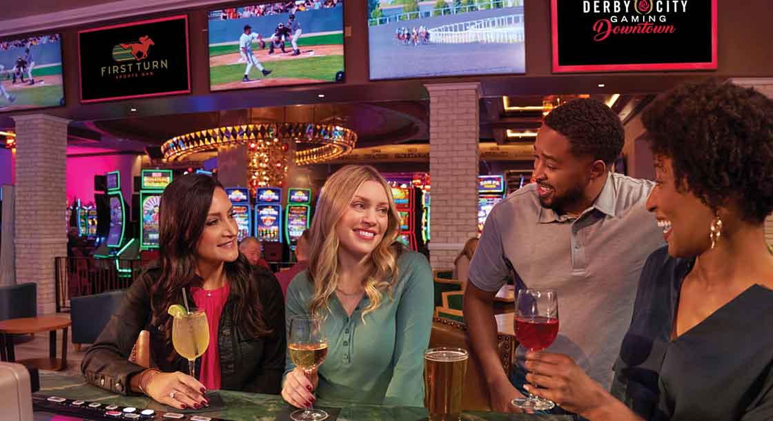 Bars and Restaurants at Derby City Gaming Downtown in Louisville,KY