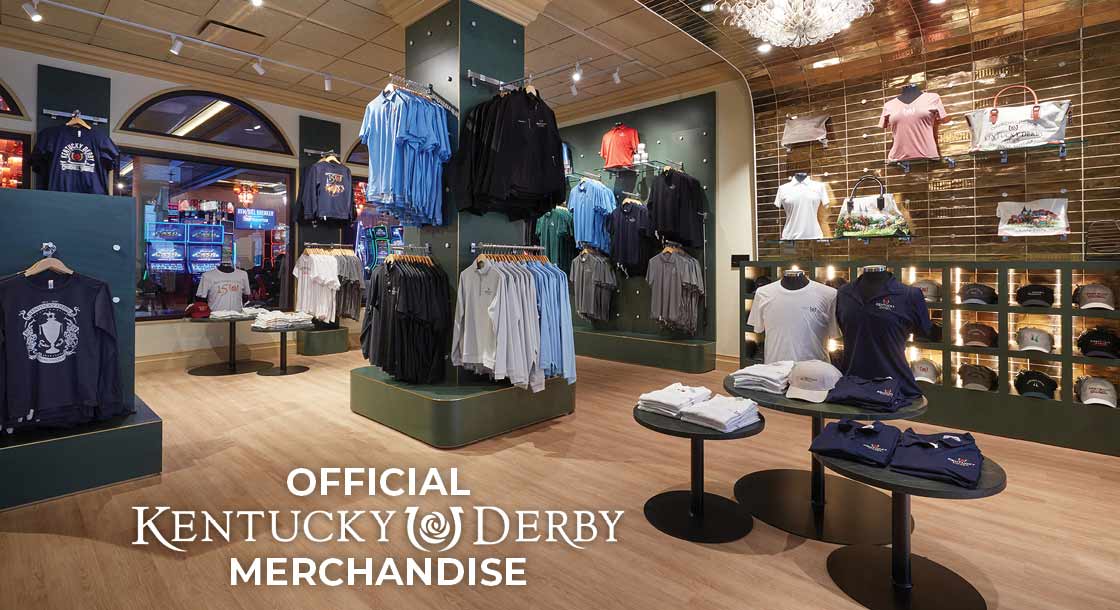 Giftshop featuring official Kentucky Derby merchandise